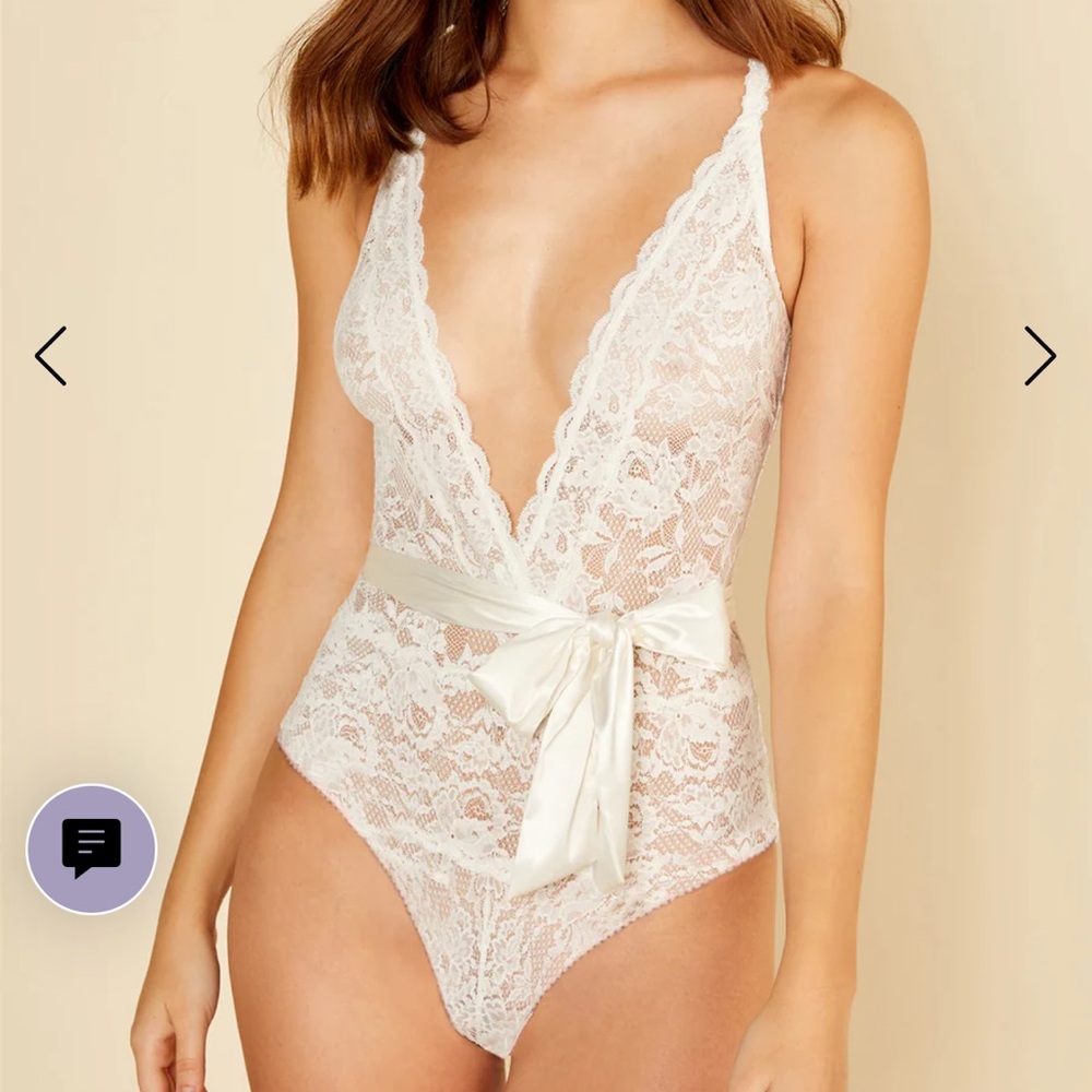 NWT Cosabella Ivory Bodysuit